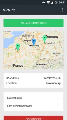 VPN.ht android App screenshot 1